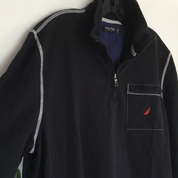 Mens Nautica 1/4 Zip - Picture 3 of 4